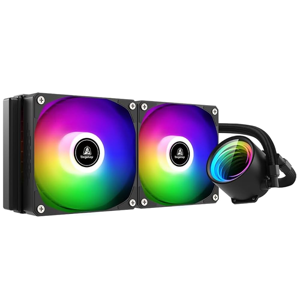 Segotep 水冷 CPUクーラー BeIced 240 ARGB Amazon.com: SEGOTEP Frozen 240 ARGB Desktop AIO Liquid CPU